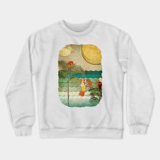 Collage of Coral Bubbles Crewneck Sweatshirt
